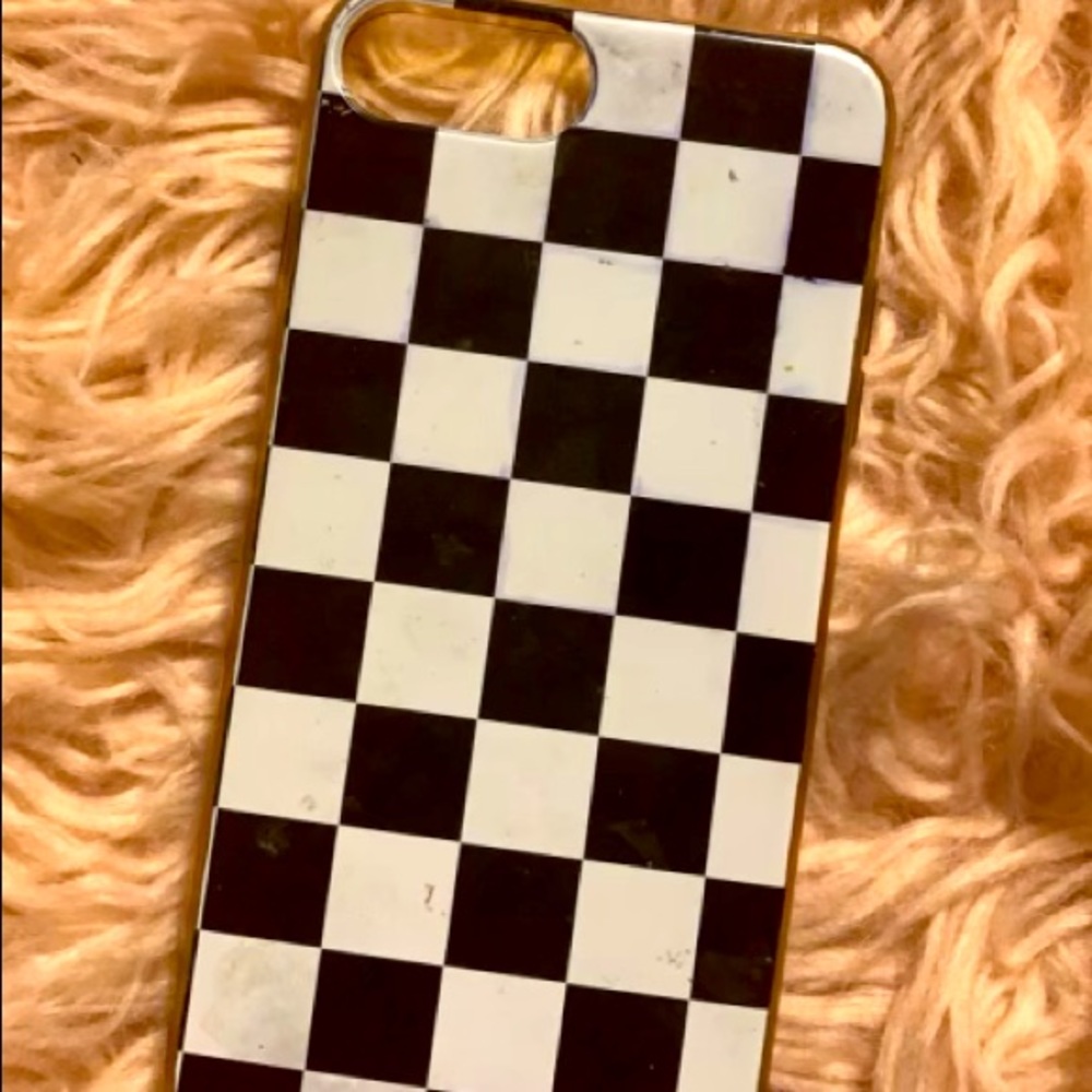 Black and sliver iPhone 7s plus case